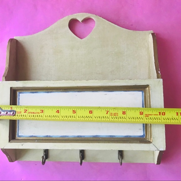 Vintage small shelf for keys and mail - Picture 2 of 6